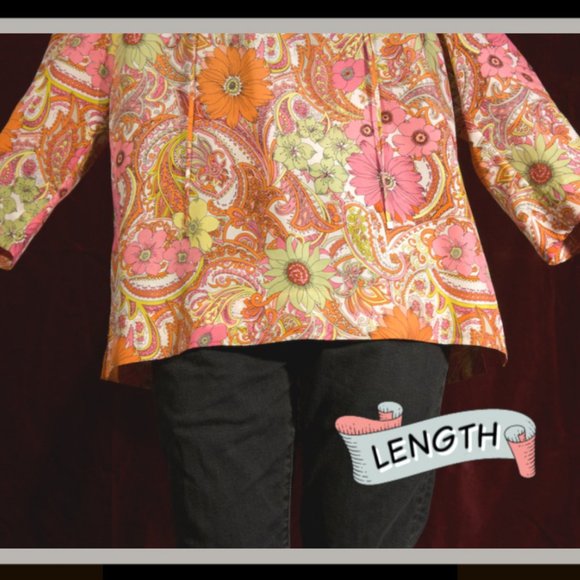 Talbot's Floral Silk Blouse M - Picture 3 of 7